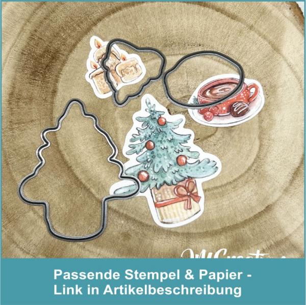 Tannenset - Stanzschablone